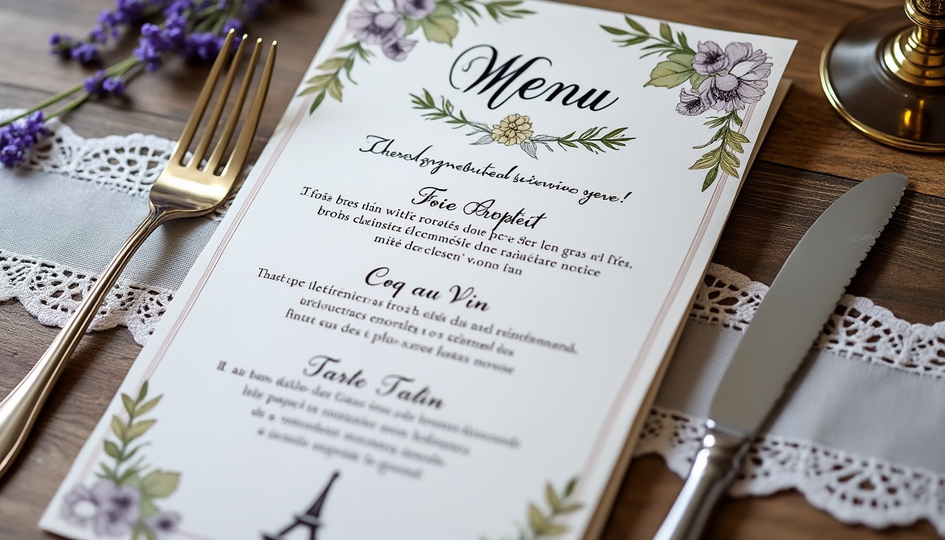 découvrez comment la gastronomie française peut transformer votre mariage en une expérience mémorable. des plats raffinés aux vins prestigieux, plongez dans un voyage culinaire qui ravira vos invités et célébrera l'amour avec élégance.