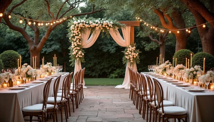 découvrez nos astuces incontournables pour organiser un mariage à domicile inoubliable. transformez votre maison en un lieu magique pour célébrer votre amour, avec des conseils pratiques sur la décoration, la logistique et l'ambiance. réussissez votre événement tout en préservant l'intimité et la convivialité de votre foyer.