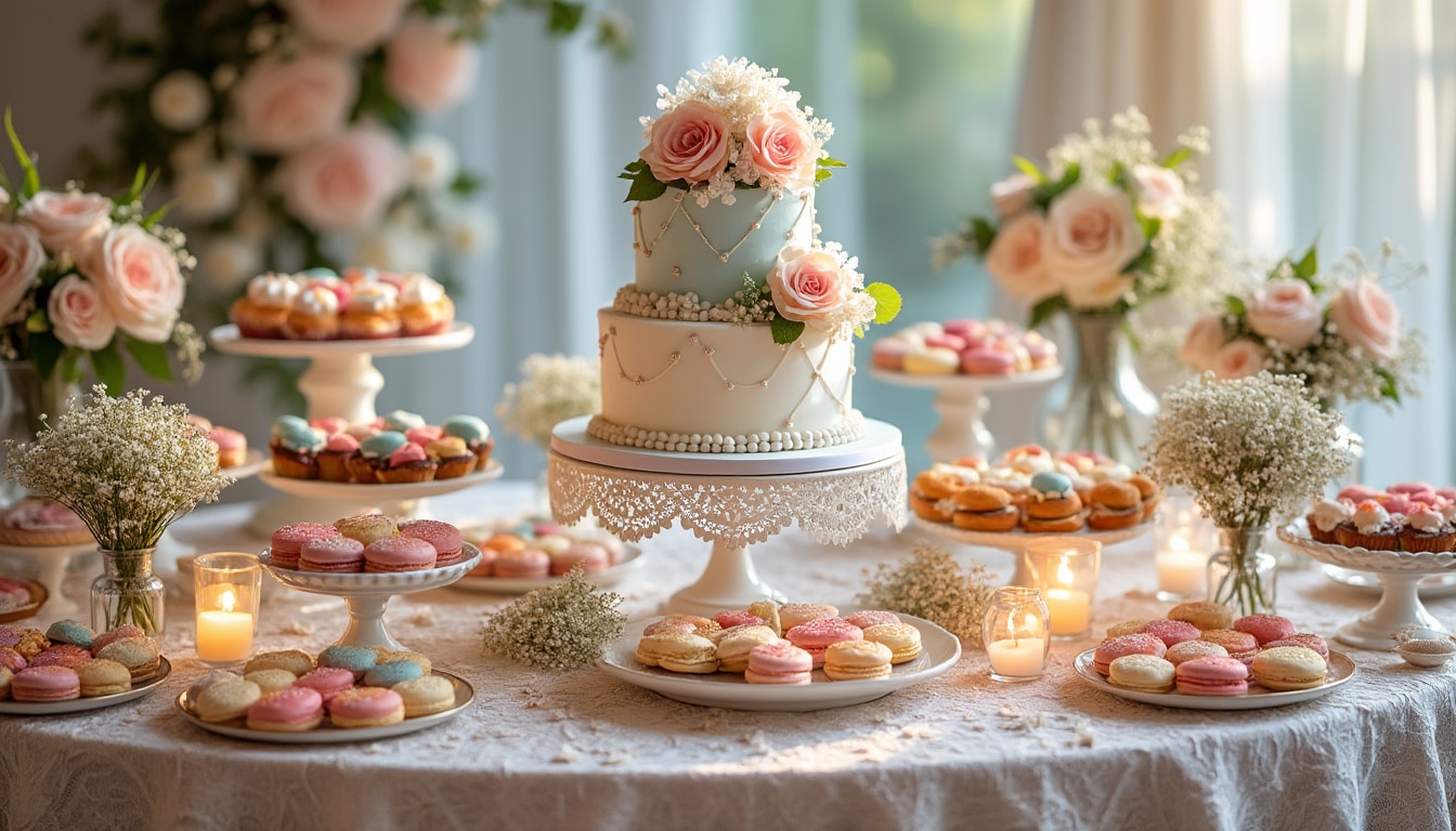 découvrez nos conseils pratiques et inspirations pour créer une sweet table mémorable qui ravira vos invités lors de votre mariage. apprenez à choisir les douceurs, la décoration et les présentations qui feront de votre buffet sucré un moment inoubliable.