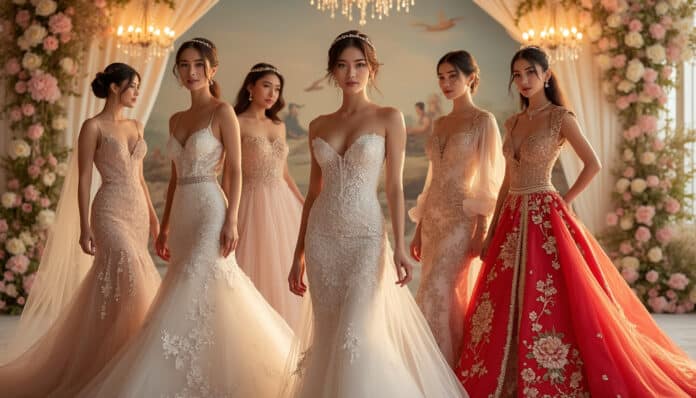 plongez dans l'univers enchanteur des robes orientales pour sublimer votre mariage. explorez les dernières tendances qui allient tradition et modernité, et choisissez la robe parfaite pour faire de votre journée un moment inoubliable.