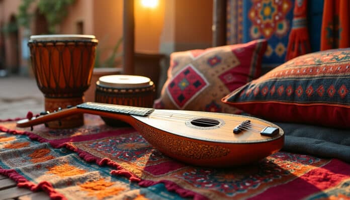 découvrez les instruments traditionnels des dakka marrakchia, un héritage culturel fascinant qui fait vibrer le cœur du maroc. plongez dans l'univers musical riche et authentique de marrakech, où chaque note raconte une histoire ancestrale.