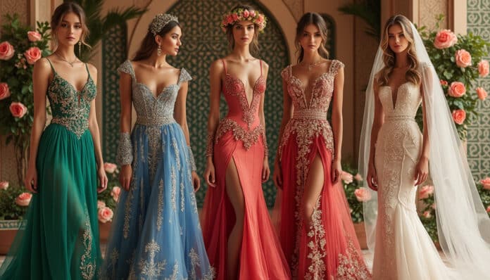 découvrez notre sélection des plus belles robes marocaines pour sublimer vos soirées de mariage. offrez-vous l'élégance et le raffinement avec des créations uniques qui allient tradition et modernité.