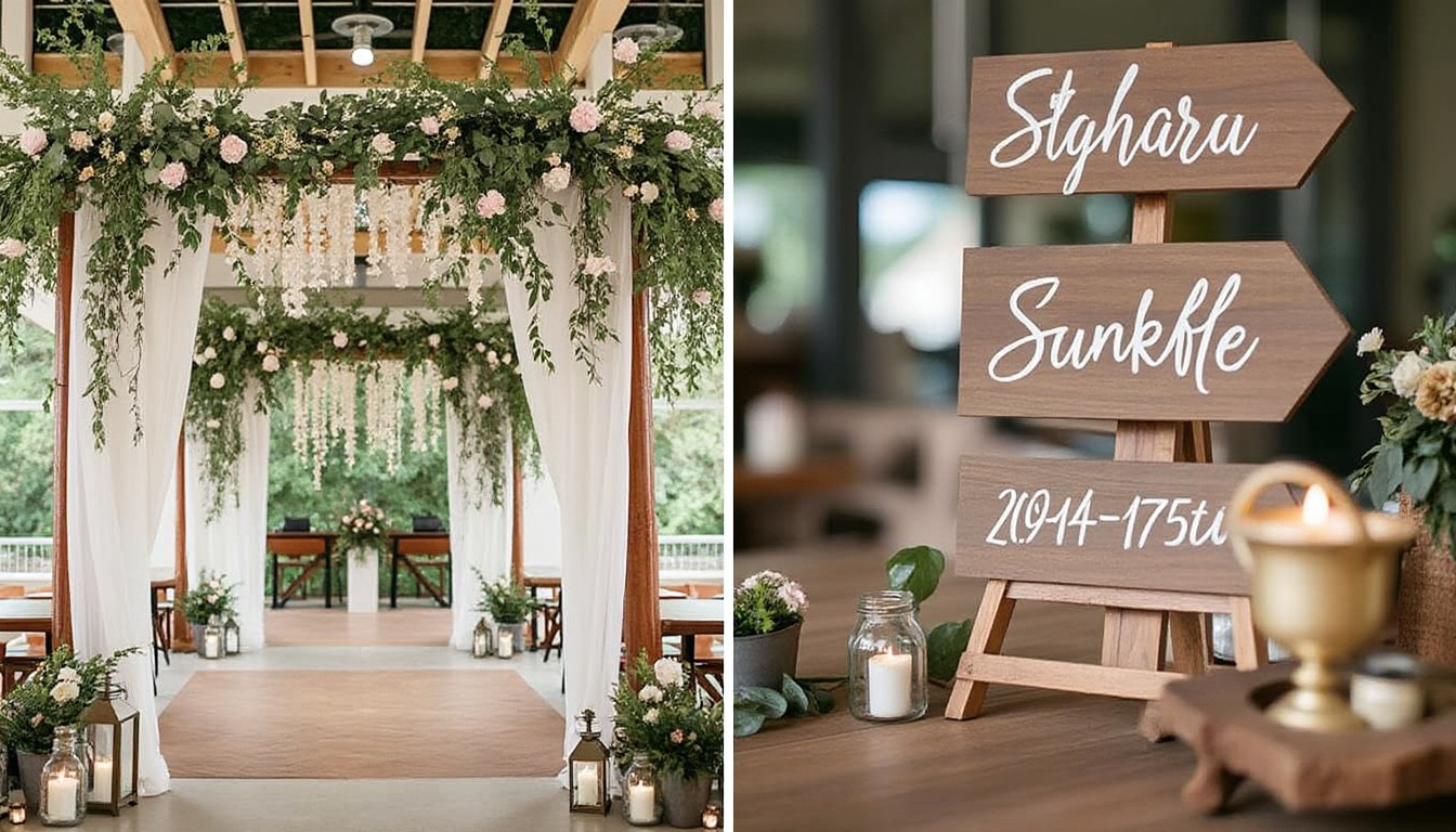 découvrez nos conseils pour personnaliser la décoration de votre espace de signature lors de votre mariage et créer un coin unique, à votre image, qui marquera les esprits de vos invités.