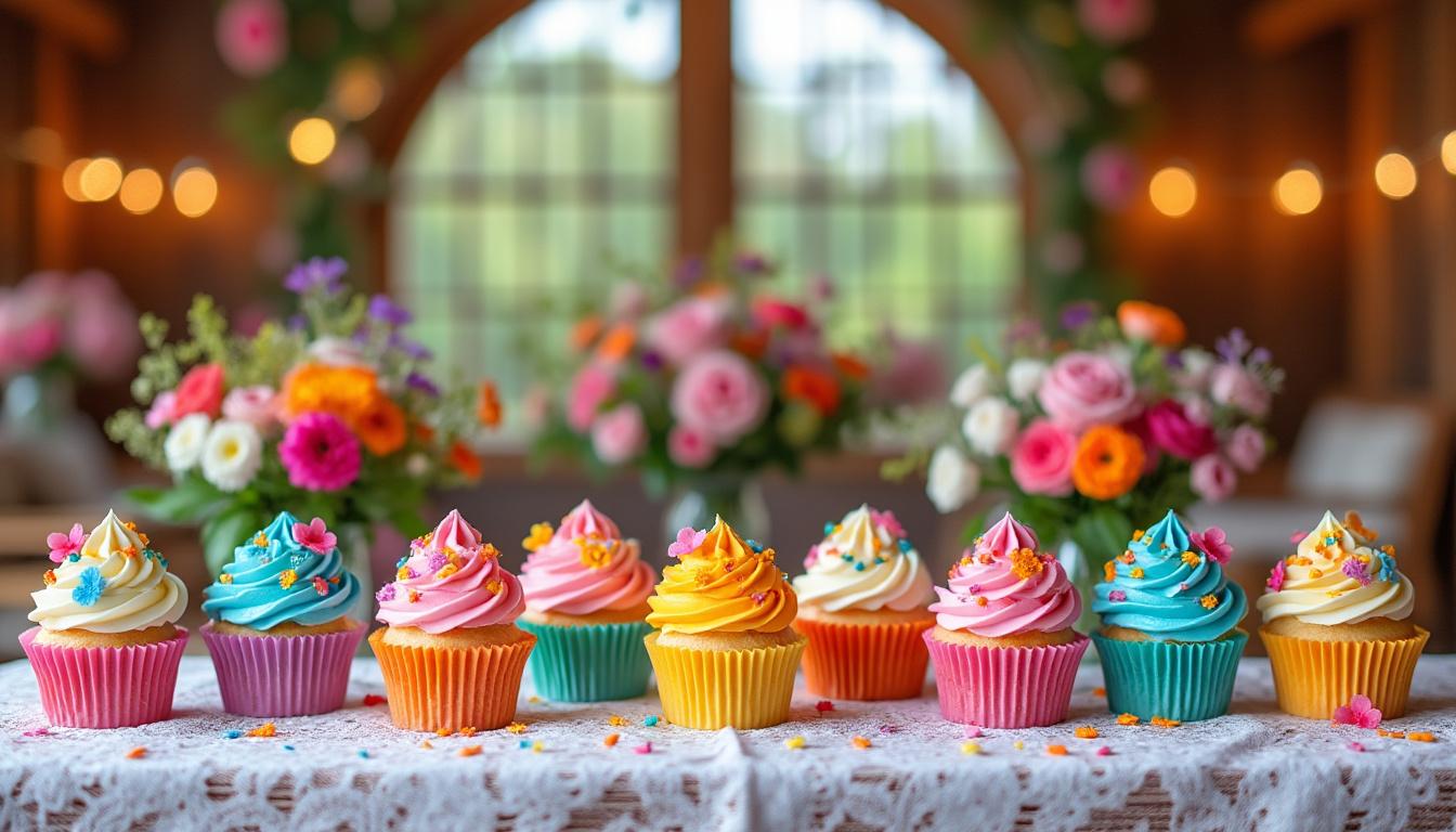 savourez les cupcakes irrésistibles d'olivias, parfaits pour sublimer votre mariage avec des douceurs délicates et personnalisées.