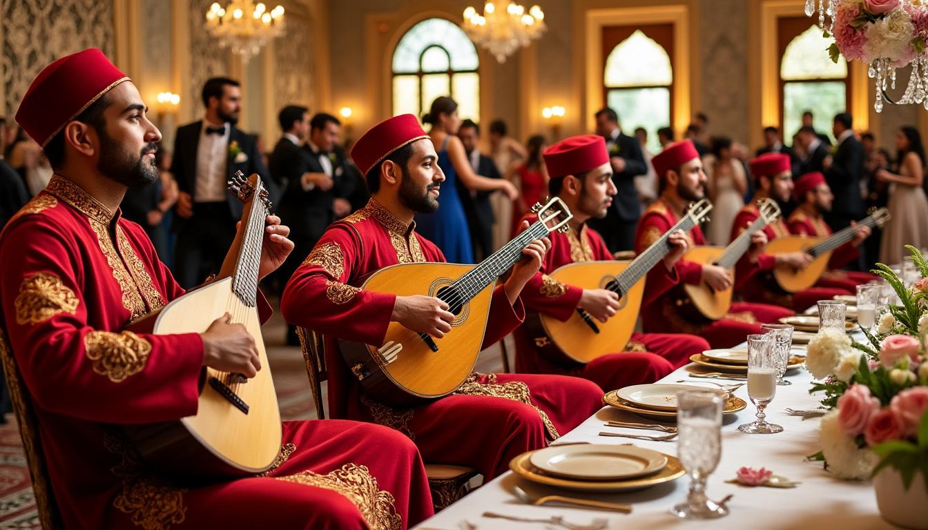 découvrez l'orchestre marocain el fassi pour un mariage inoubliable, alliant musique traditionnelle et ambiance festive afin de créer des souvenirs mémorables pour votre grand jour.