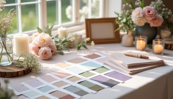 découvrez comment choisir les nuances parfaites pour votre déco de mariage et créez une ambiance unique et harmonieuse qui reflète votre style et votre histoire d'amour.