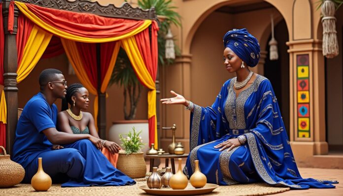 explorez le rôle clé du négafa impériale dans les mariages traditionnels et son importance culturelle.